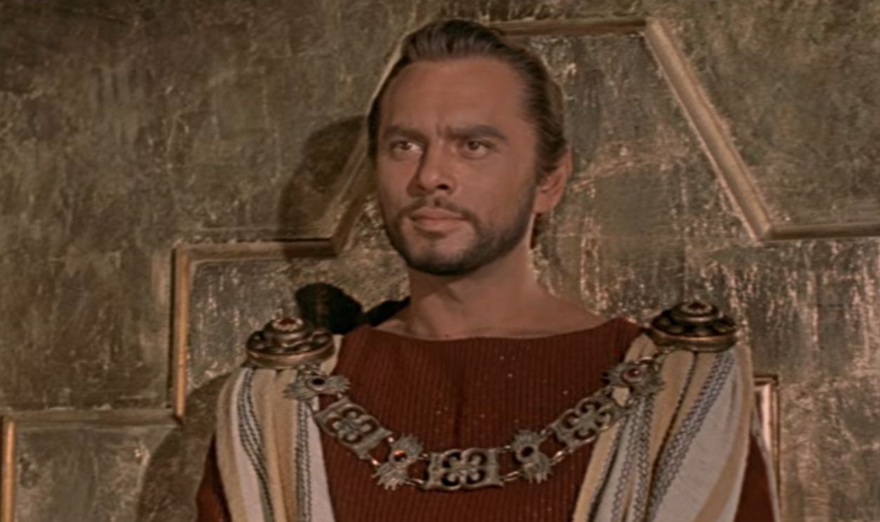 Screenshot from Solomon and Sheba (1959)