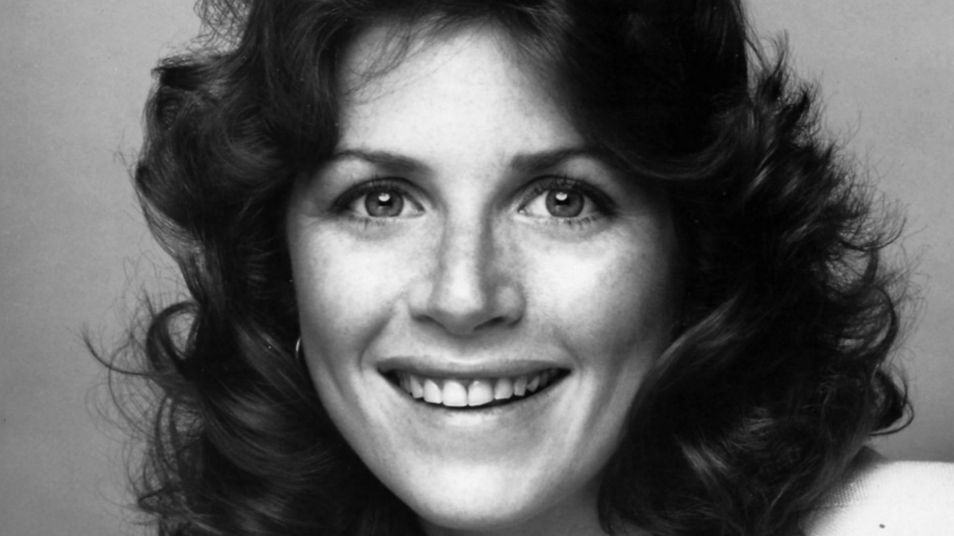 Photo of Marcia Strassman from the television program Welcome Back, Kotter. Strassman played Julie Kotter, the wife of teacher Gabe Kotter.