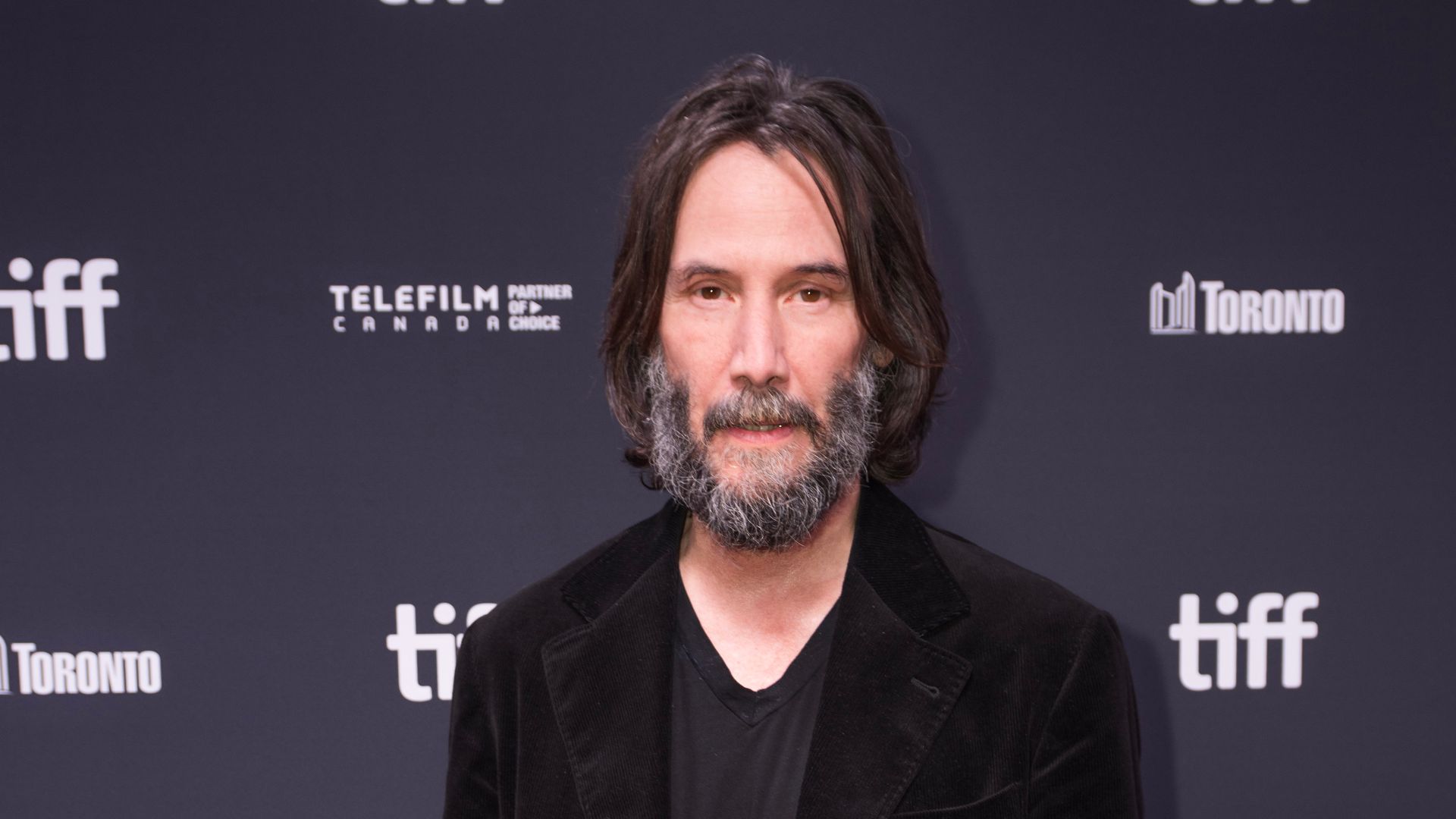 Keanu Reeves at the 2025 Toronto International Film Festival
