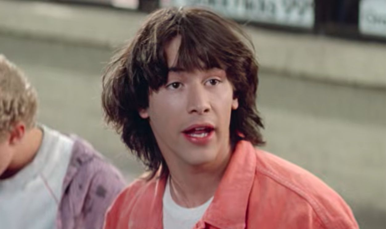 Screenshot from Bill & Ted’s Excellent Adventure (1989)