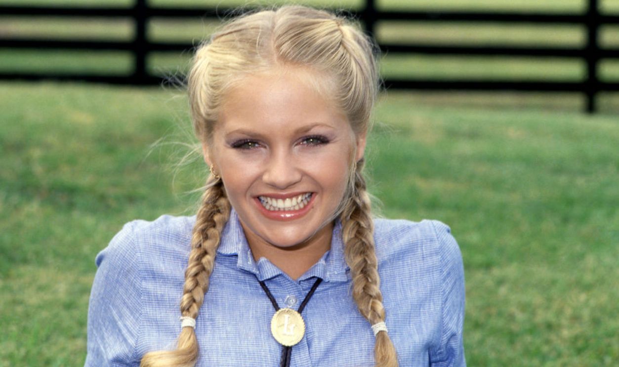  Charlene Tilton Portrait American actress and singer Charlene Tilton, poses for a portrait in Los Angeles, California circa 1980. She played Lucy Ewing on the television soap opera 