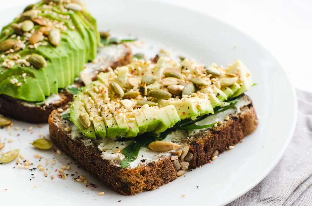 Healthy avocado toasts