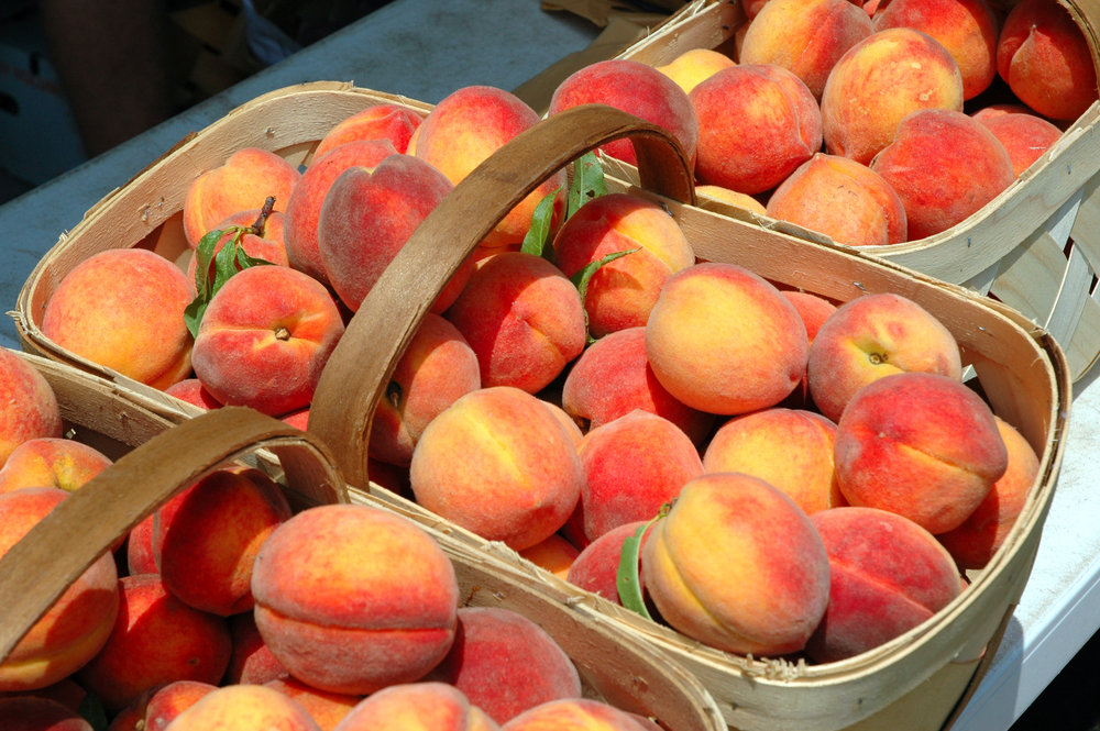 Fresh peaches