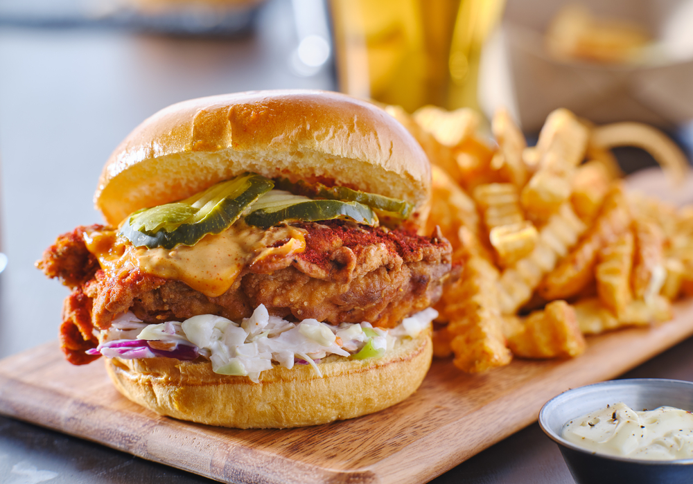 nashville hot chicken sandwich