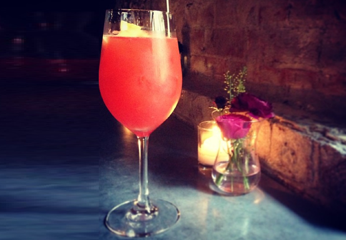 Passion fruit sangria