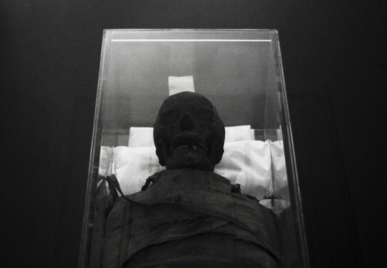 Mummy in Glass Coffin