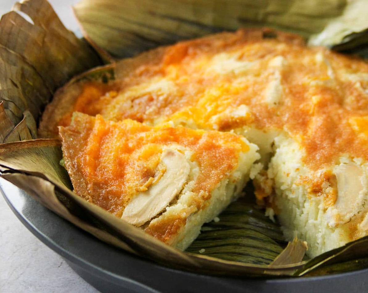 Bibingka street food.