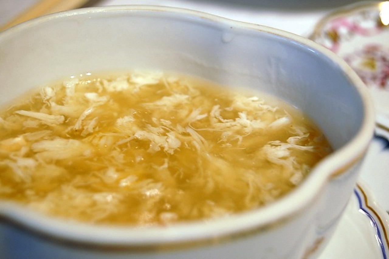 crab meat & bird's nest soup