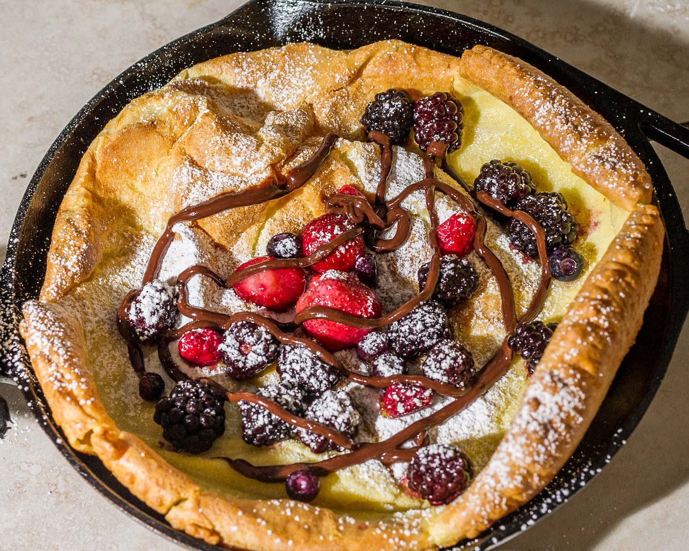"Dutch Baby" - A type of German style pancake.