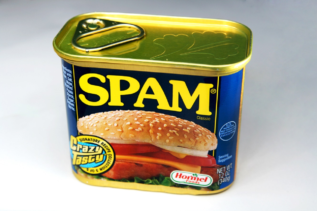 SPAM - canned meat.