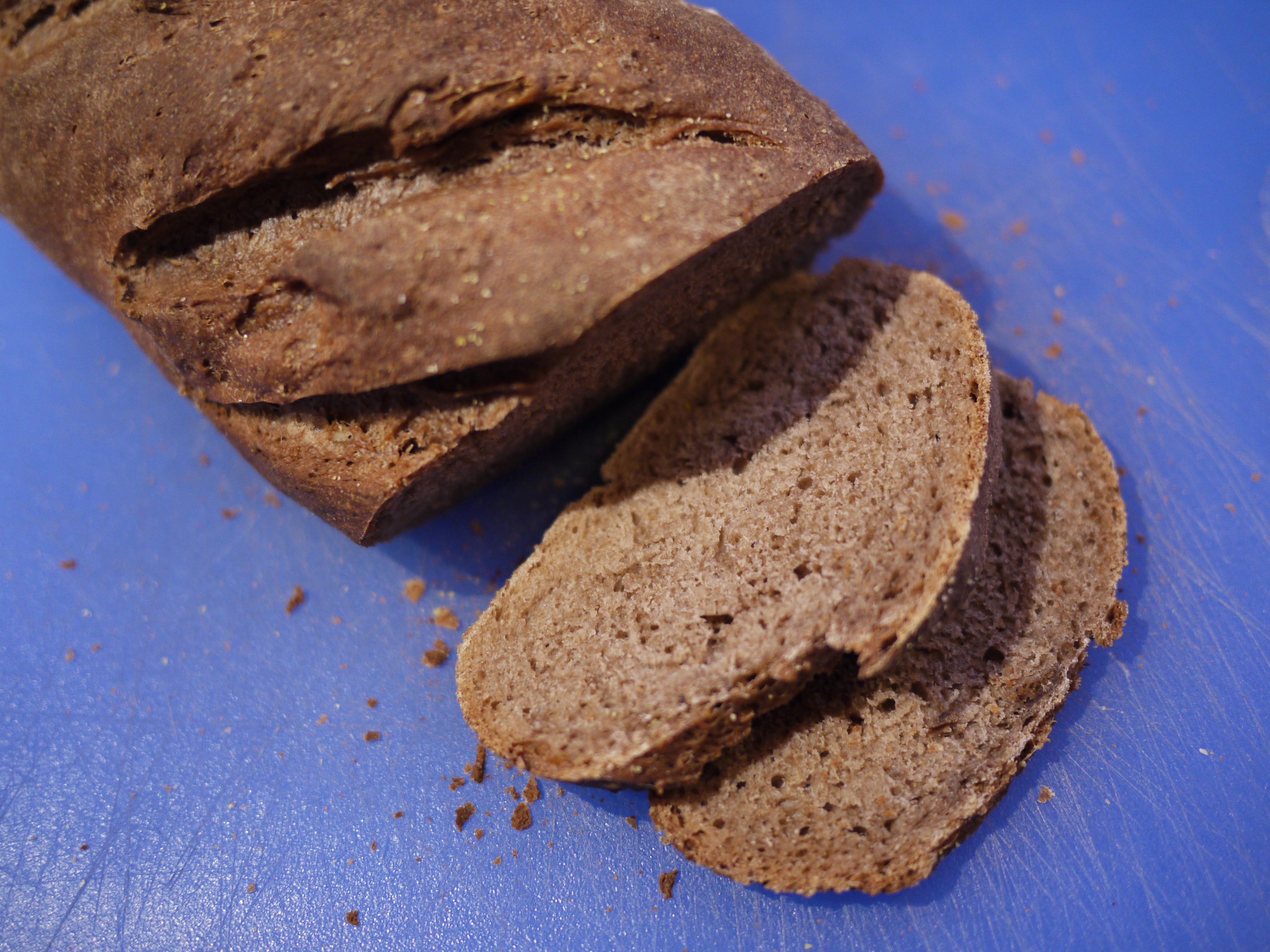 Pumpernickel Bread - Crumb