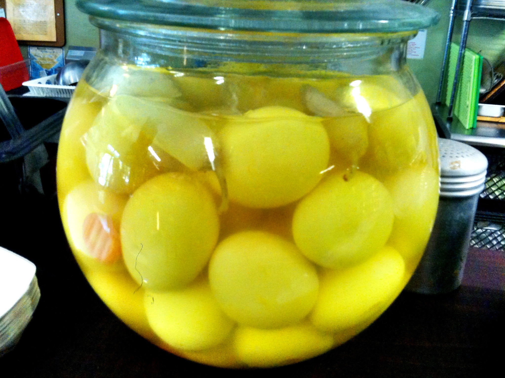 pickled eggs