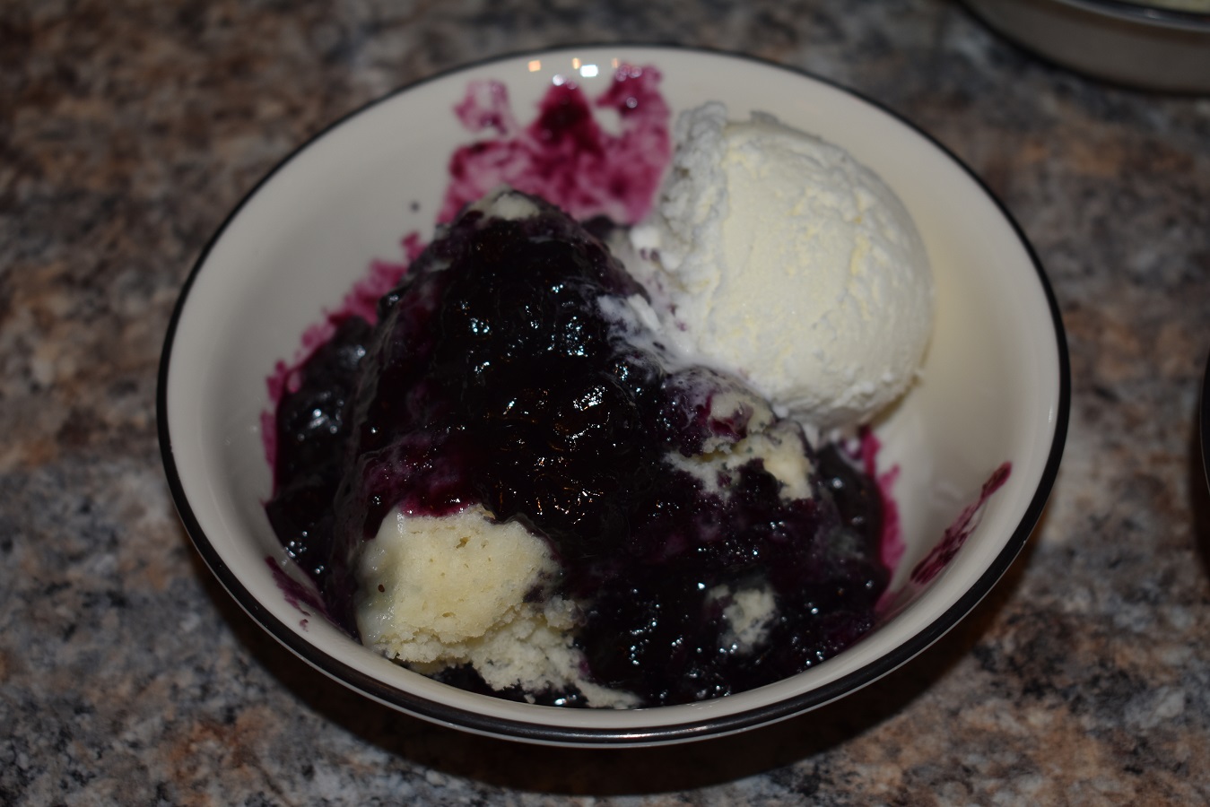 Blueberry Grunt dessert, Newfoundland and Labrador Canada