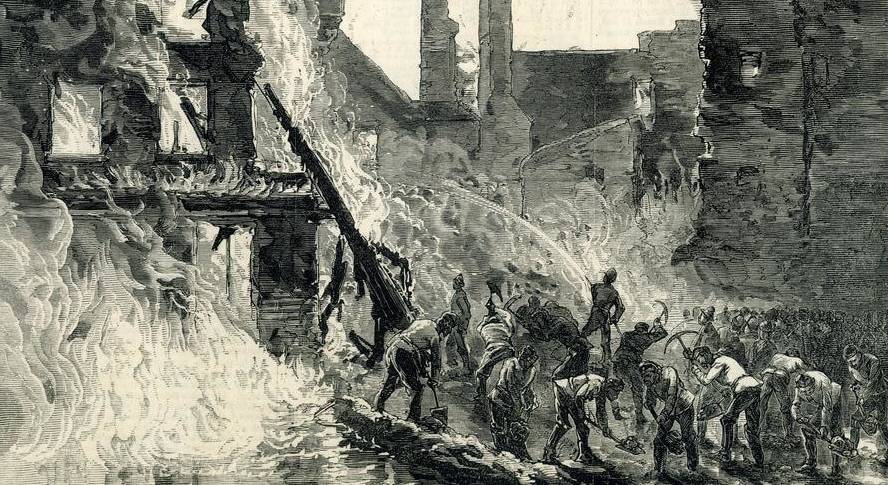 The Great Fire in Dublin