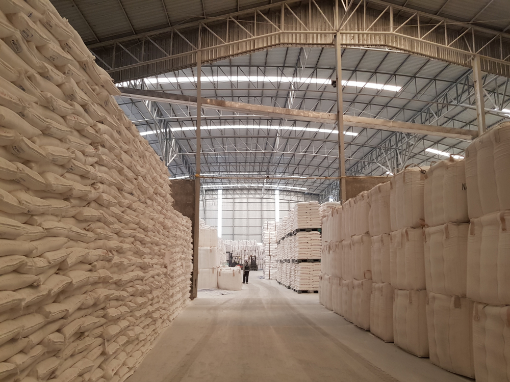 Landscape inside a warehouse