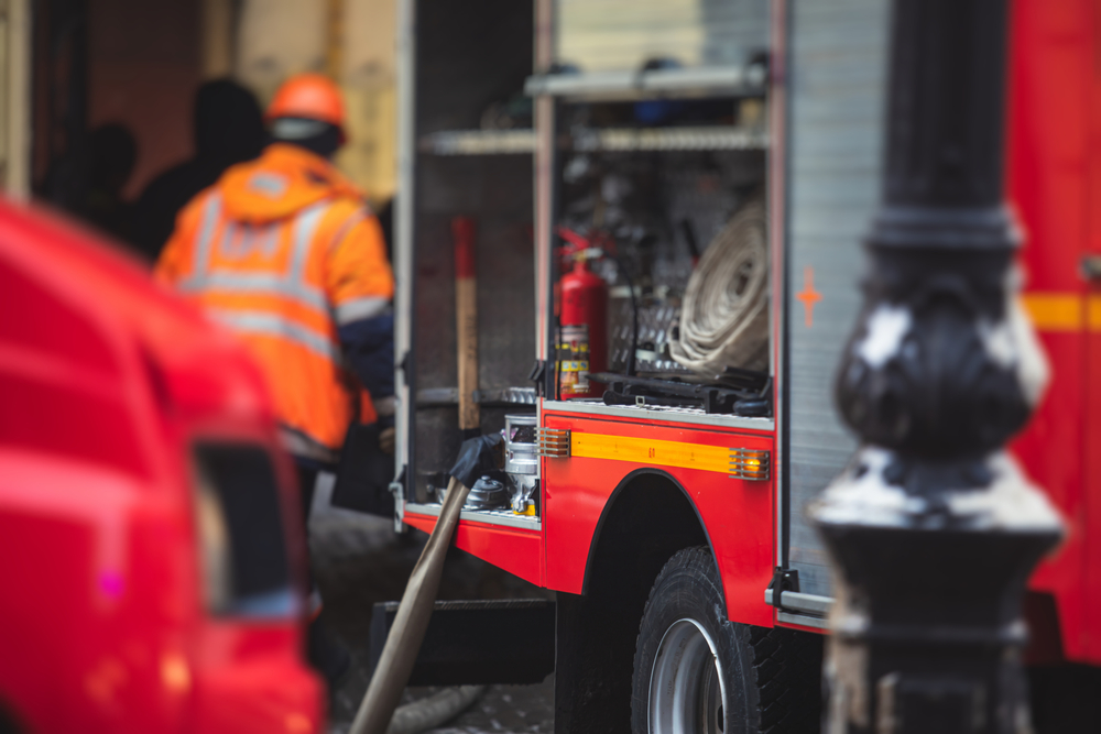 image of Group of fire men