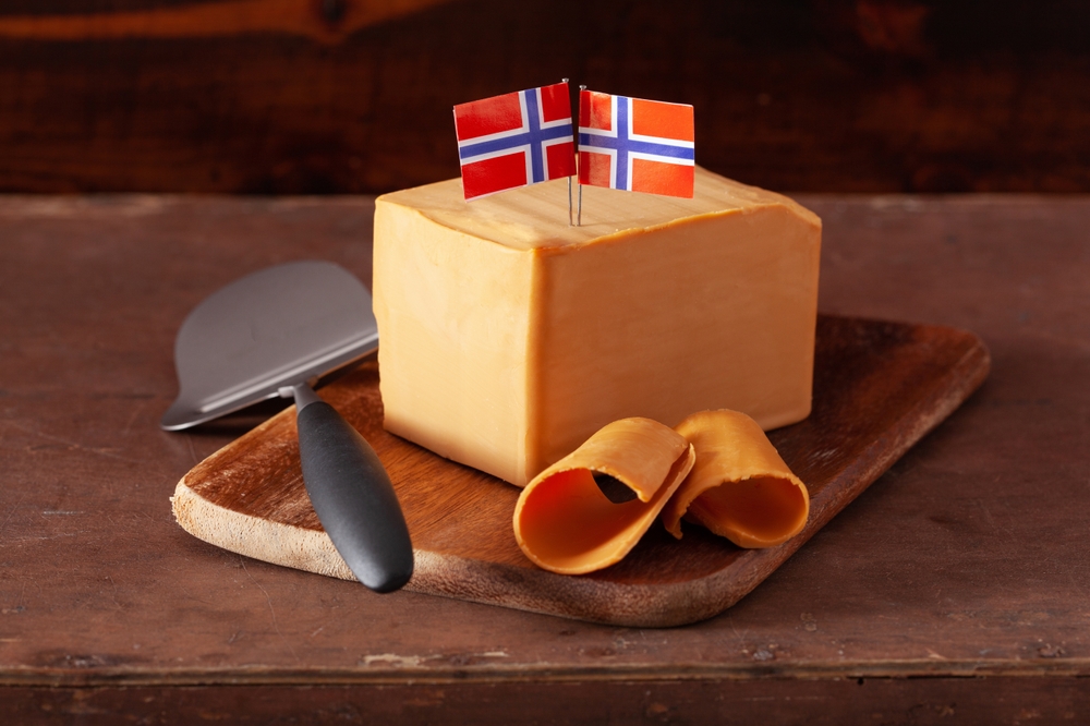 Norwegian brunost cheese