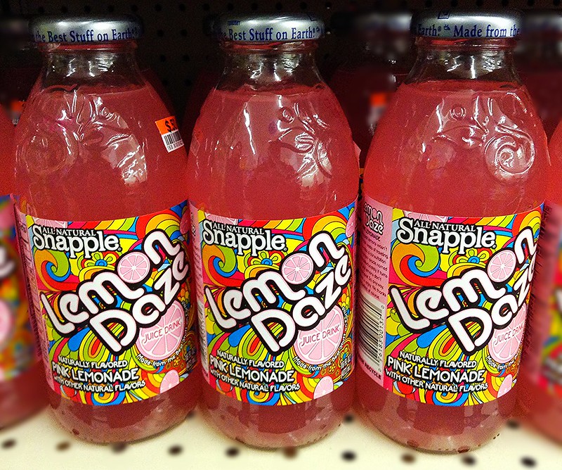 Close-up Photo of Snapple Pink Lemonade