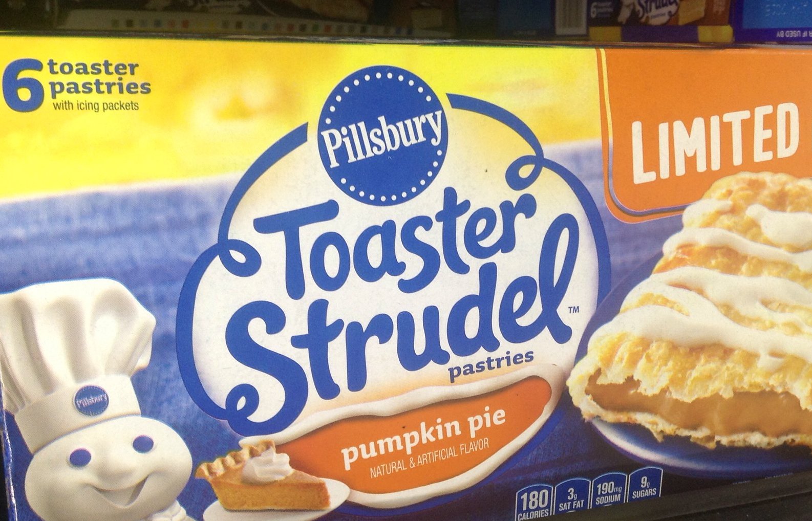 Close-up Photo of Pumpkin Spice, Pie Pillsbury Toaster Strudel