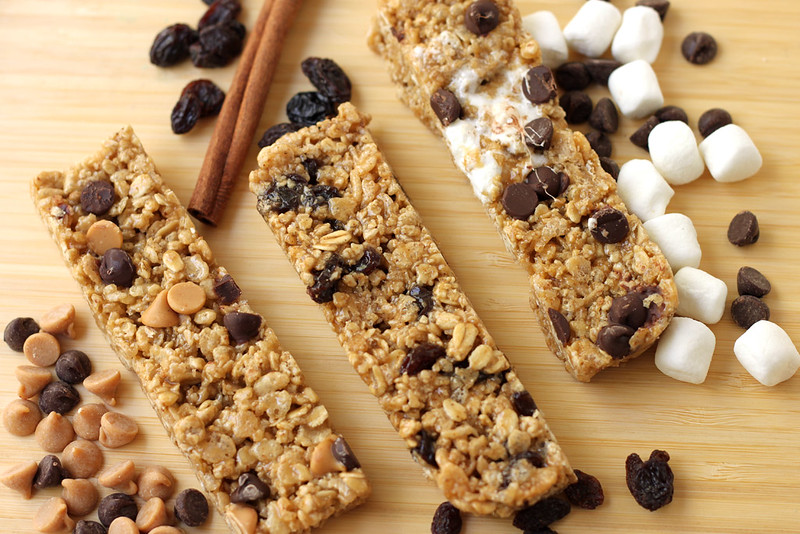 Overhead Photo of Granola Bars