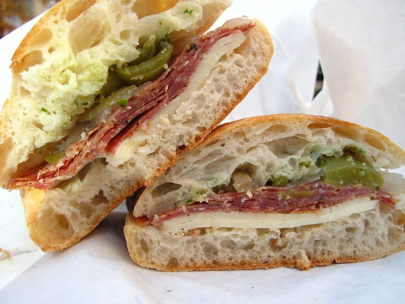 image of a sandwich cut