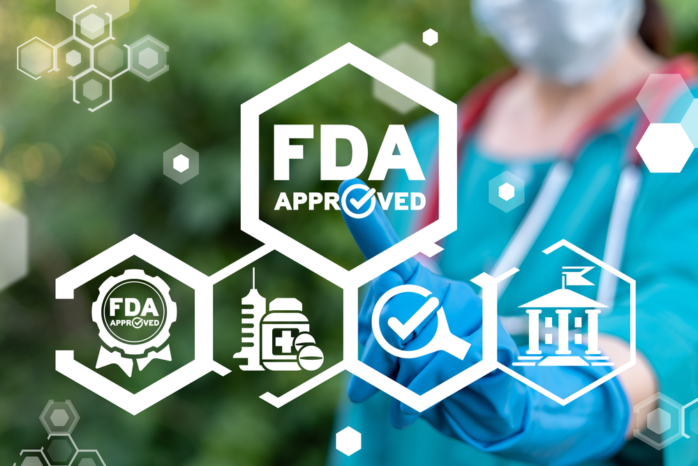 Medical concept of FDA approved
