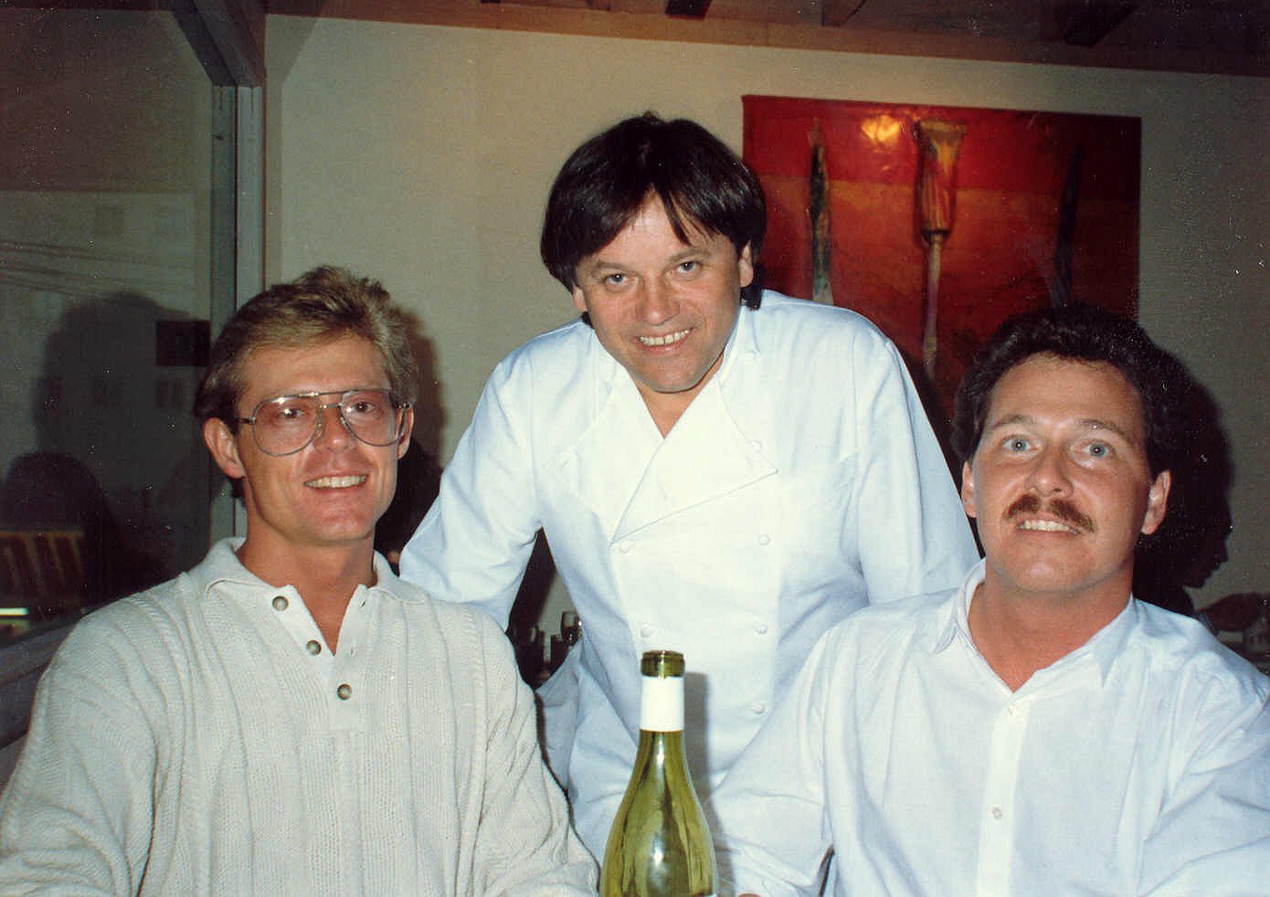 Wolfgang Puck at the original Spago