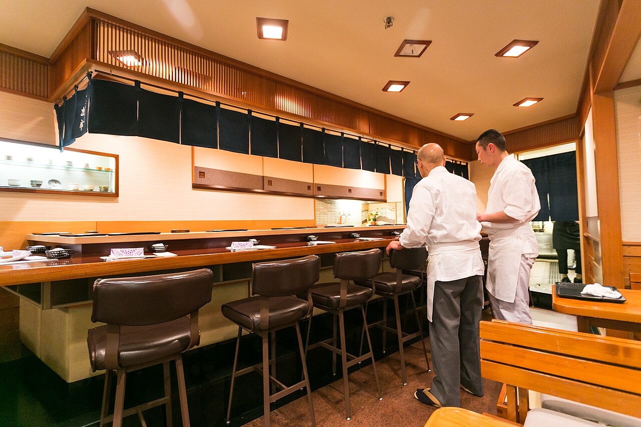 Inside Sukiyabashi Jiro