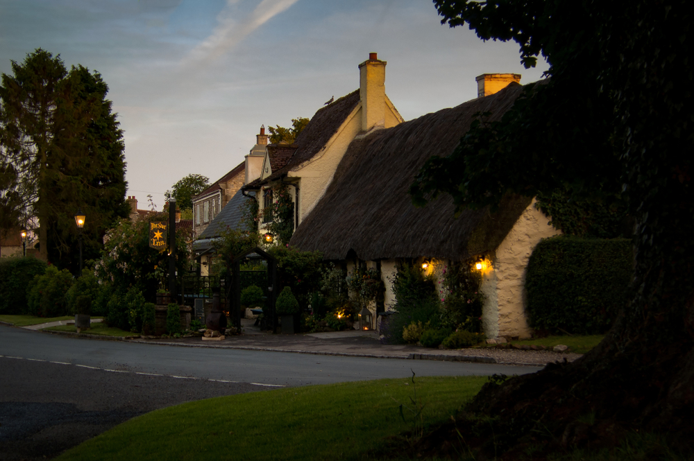 The Star Inn at dusk