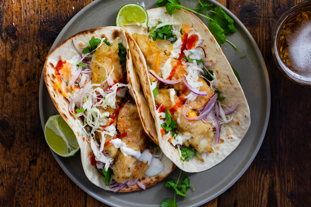 Mexican fish tacos