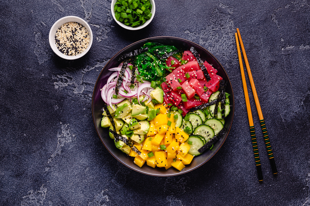 Hawaiian tuna poke bowl