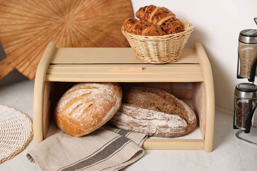 Wooden bread basket