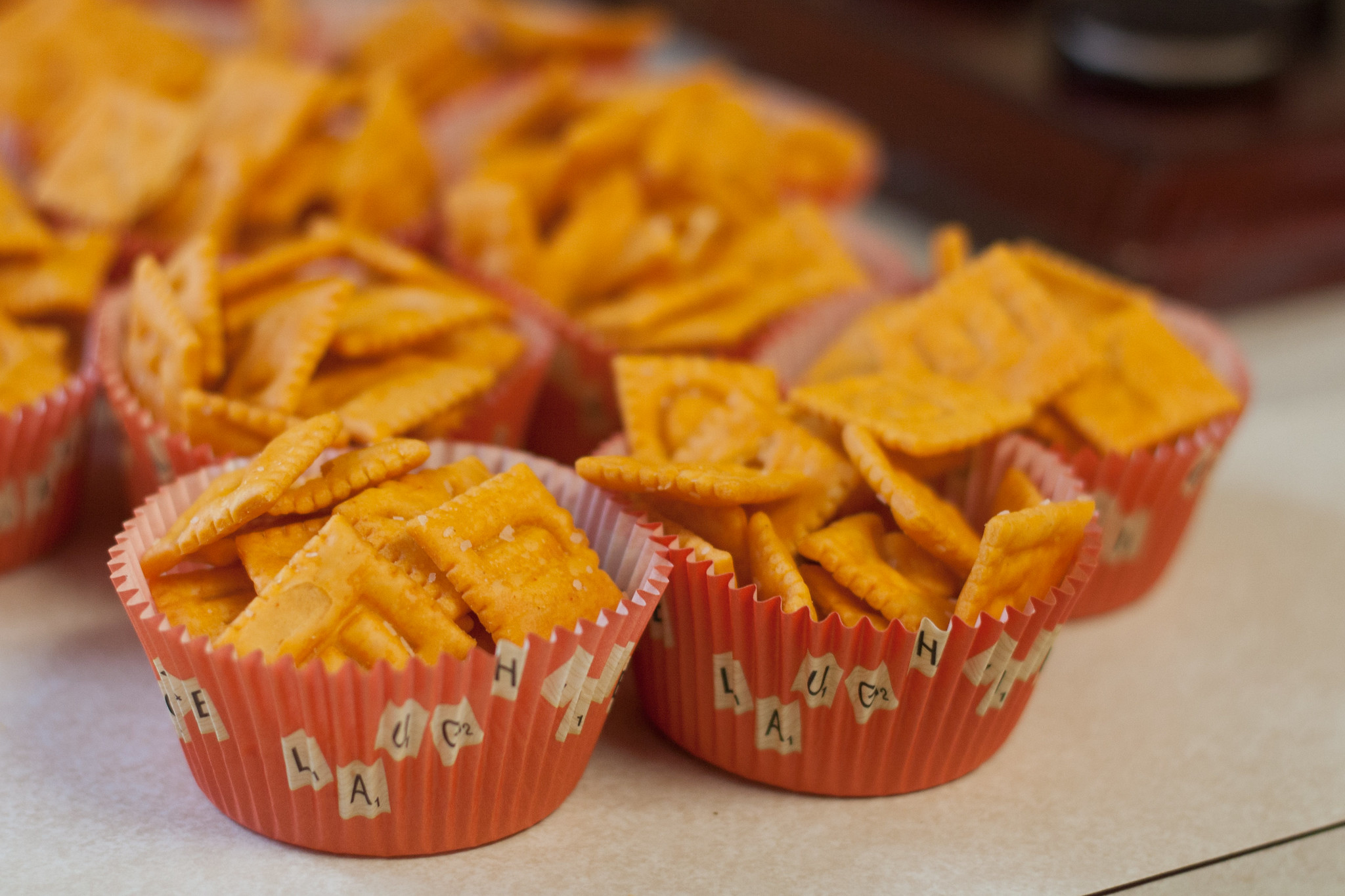 snacks in cupcake liners