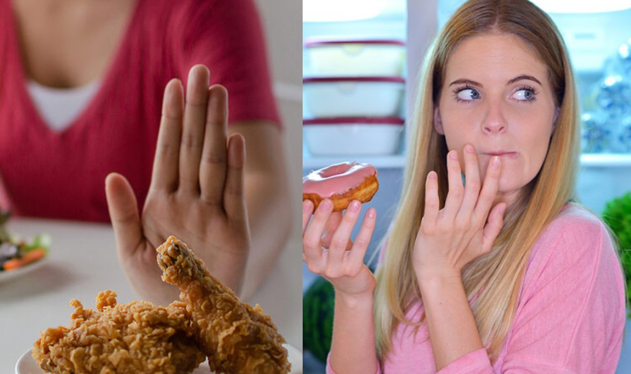 Cholesterol Food Split Image