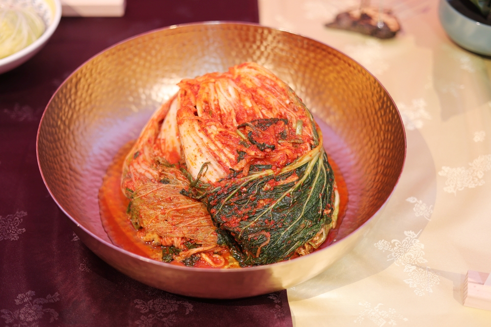 Close Up Photo of Kimchi a traditional Korean dish