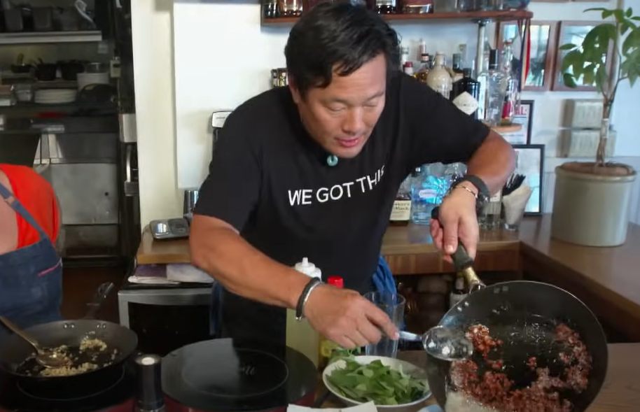 Ming Tsai chef cooking