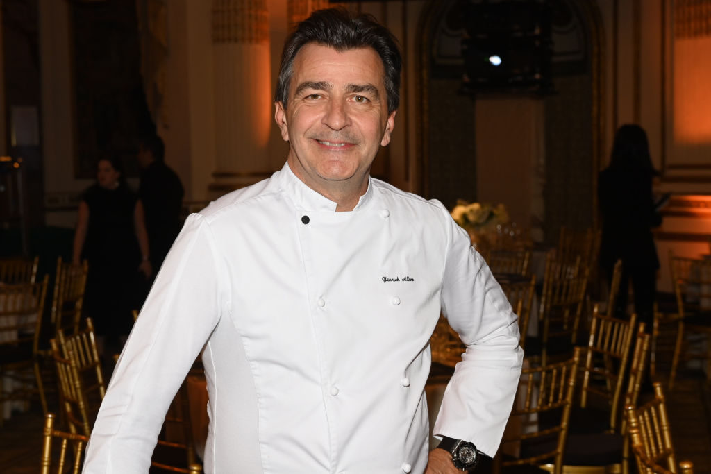 Chef Yannick Alléno in uniform
