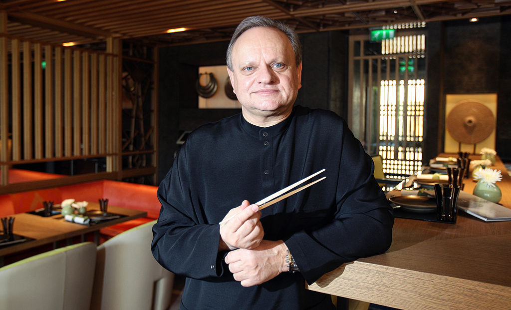 Chef Joël Robuchon in uniform