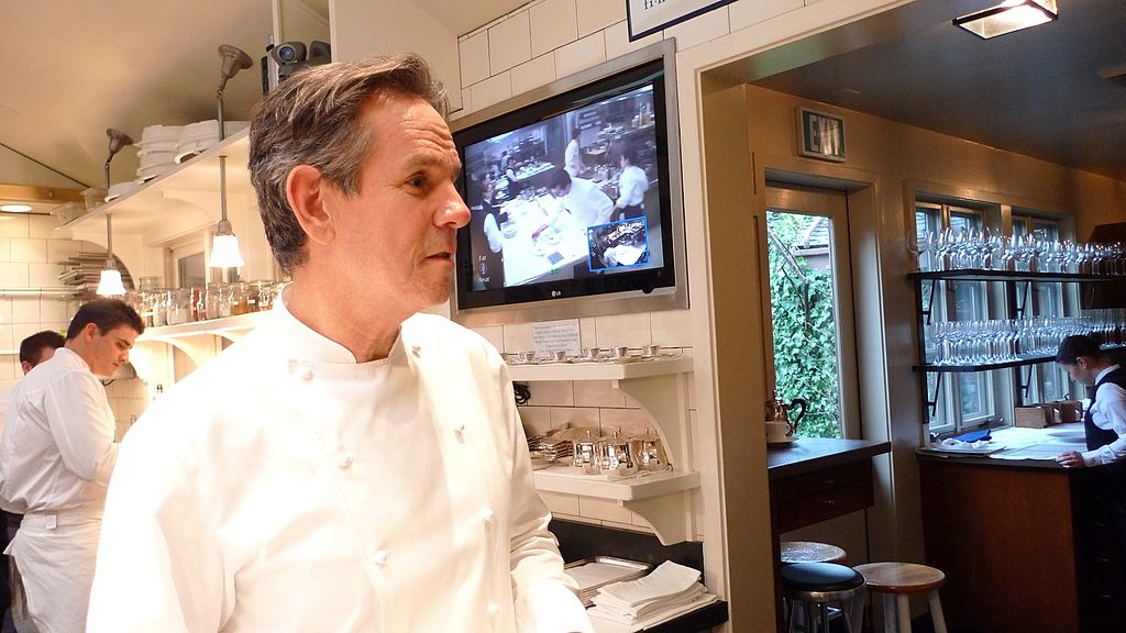 Chef Thomas Keller in uniform