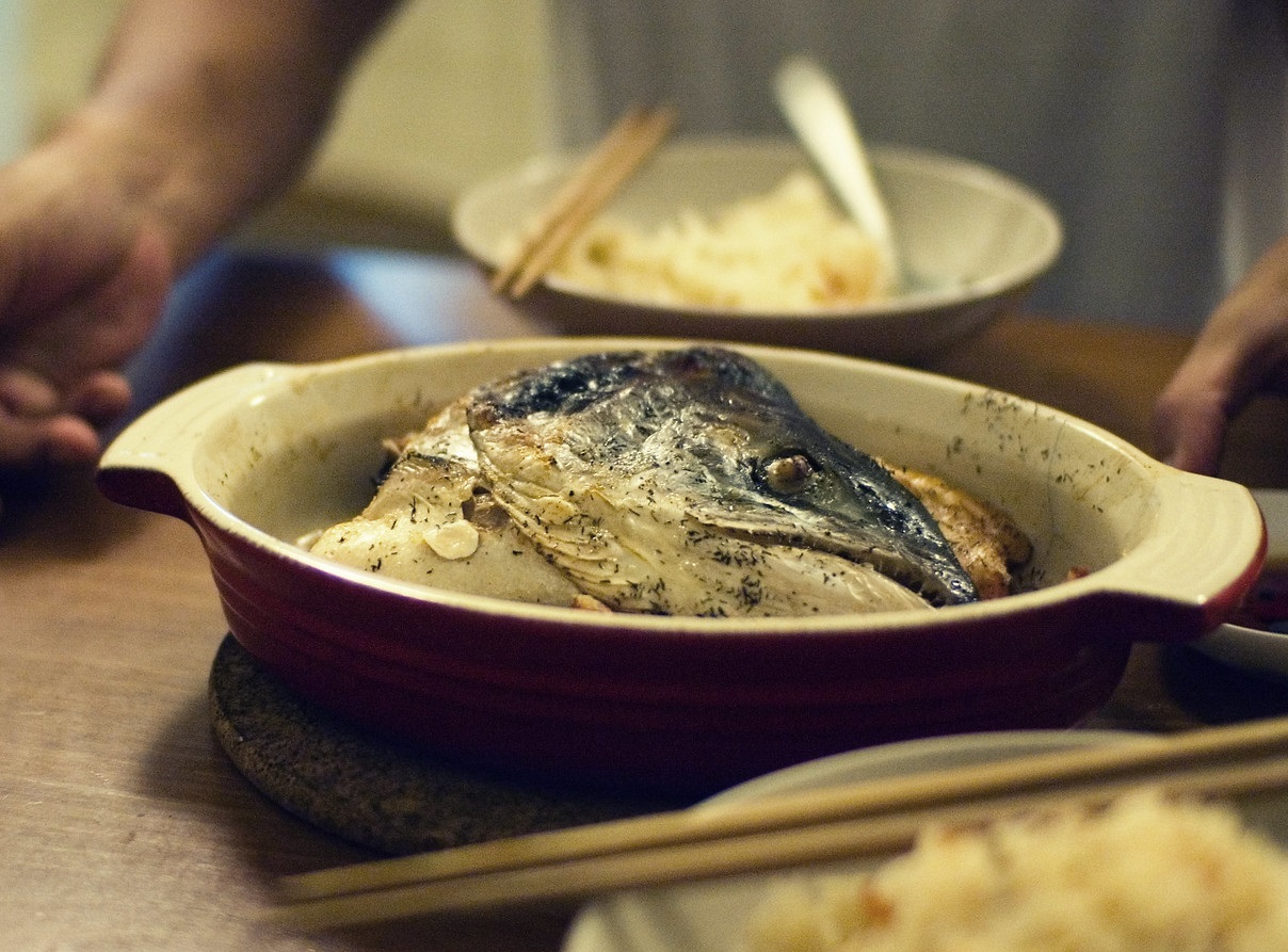 Salmon Fish Head