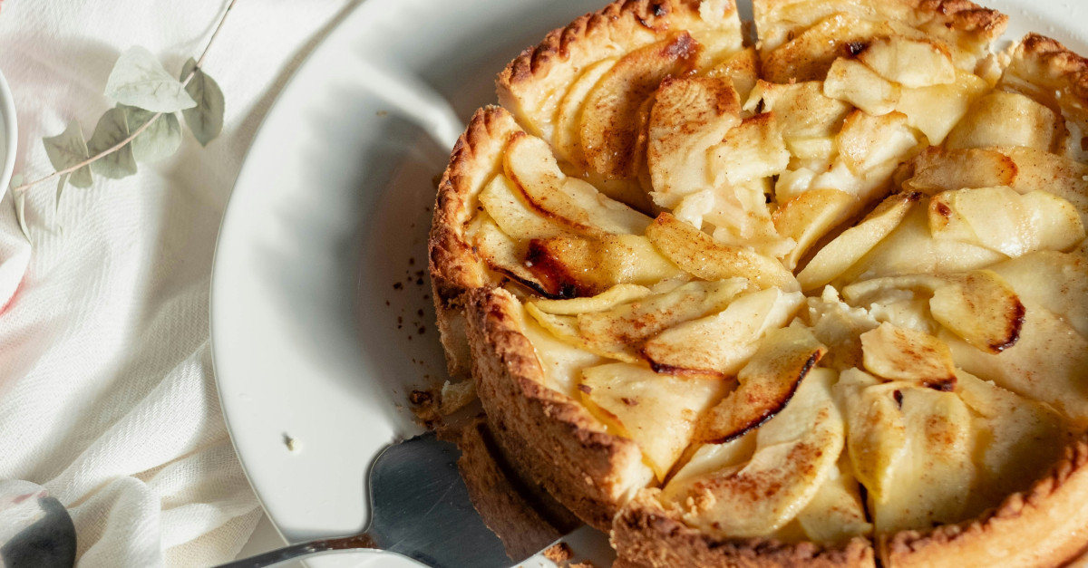 brown desert on white ceramic plate