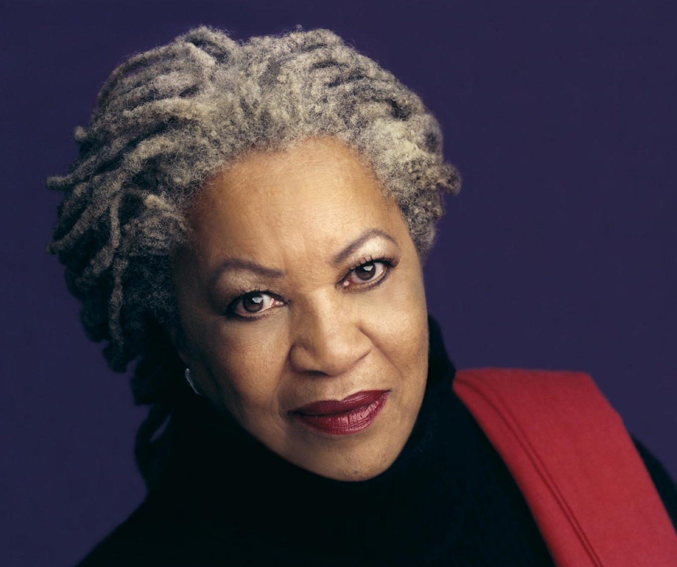 Portrait of Toni Morrison looking at camera - 2010