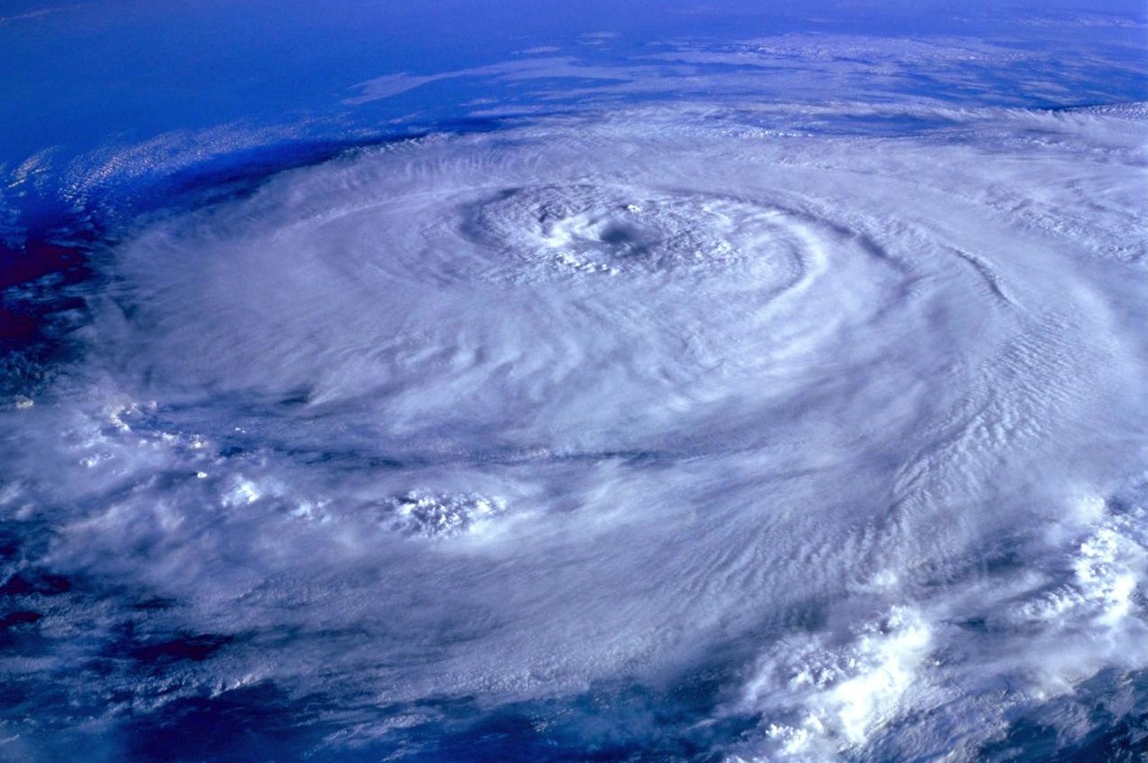 Eye of the Storm Image from Outer Space