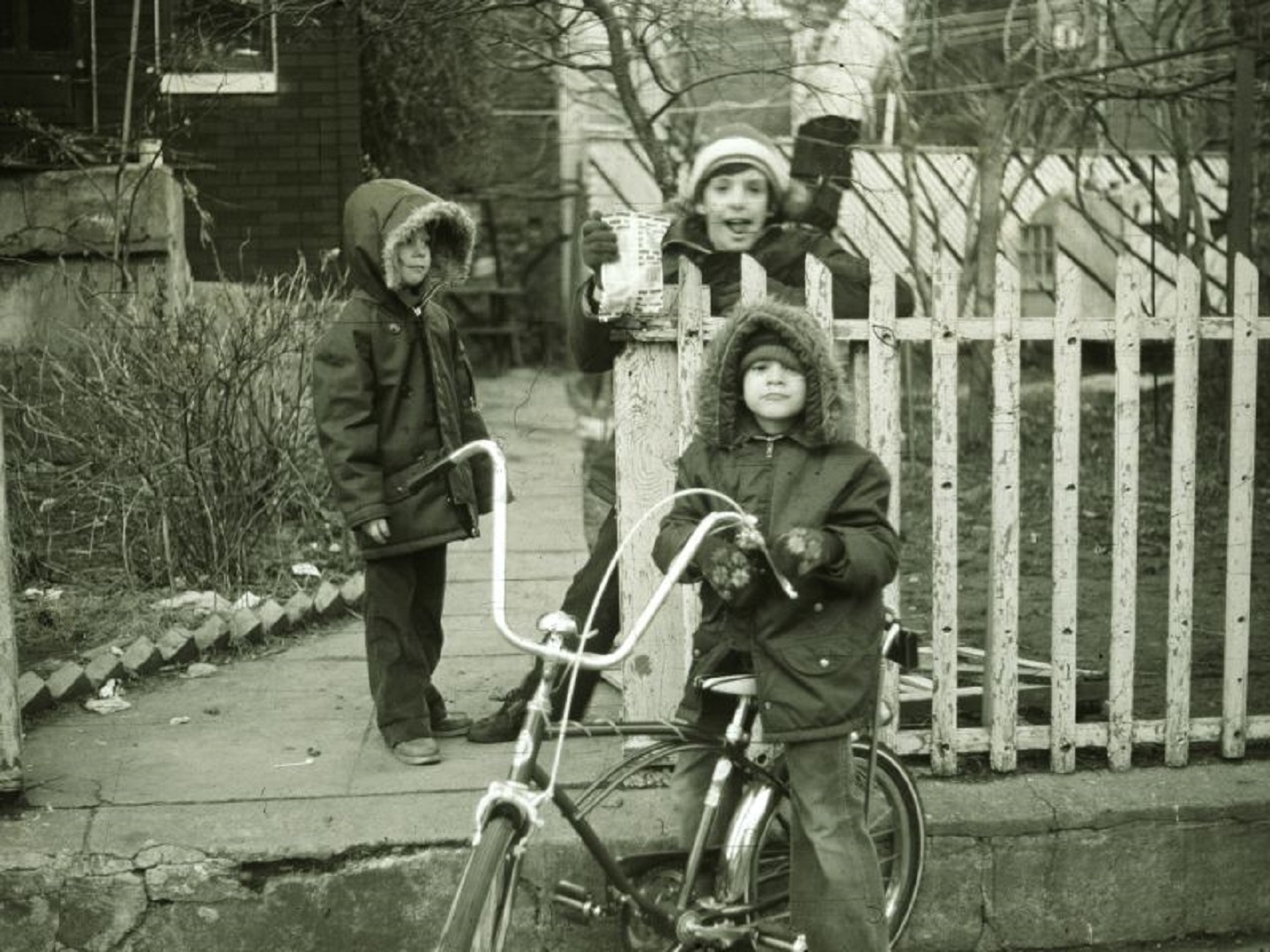 Boys hanging out - 1975