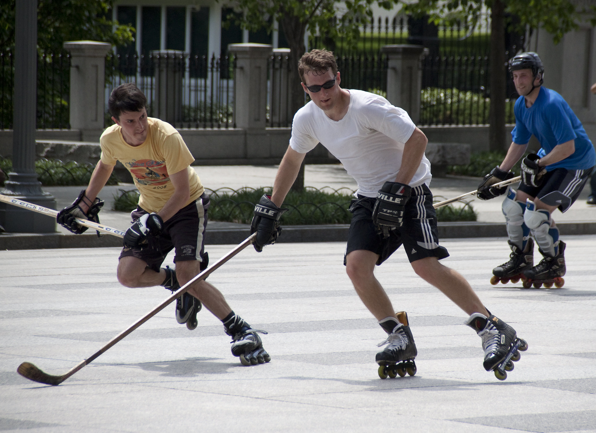 Street hockey played on Pennsylvania Avenue - 2010
