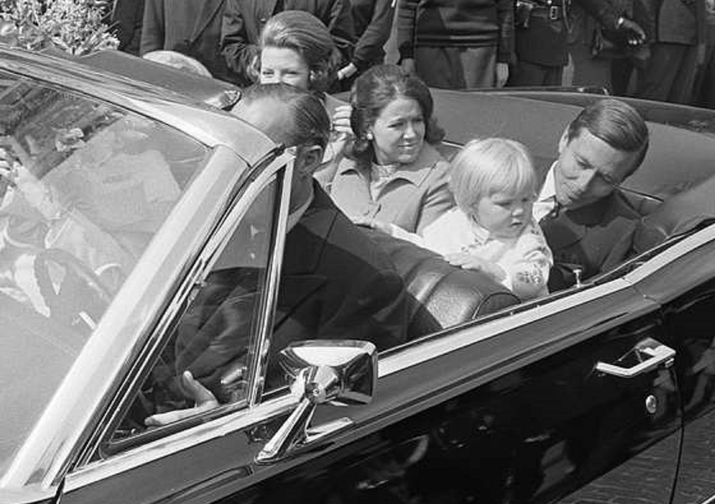 People seating in the car - 1969