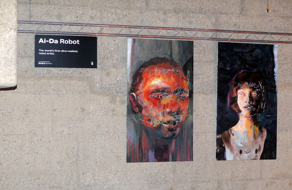 Paintings of Ai-Da Robot