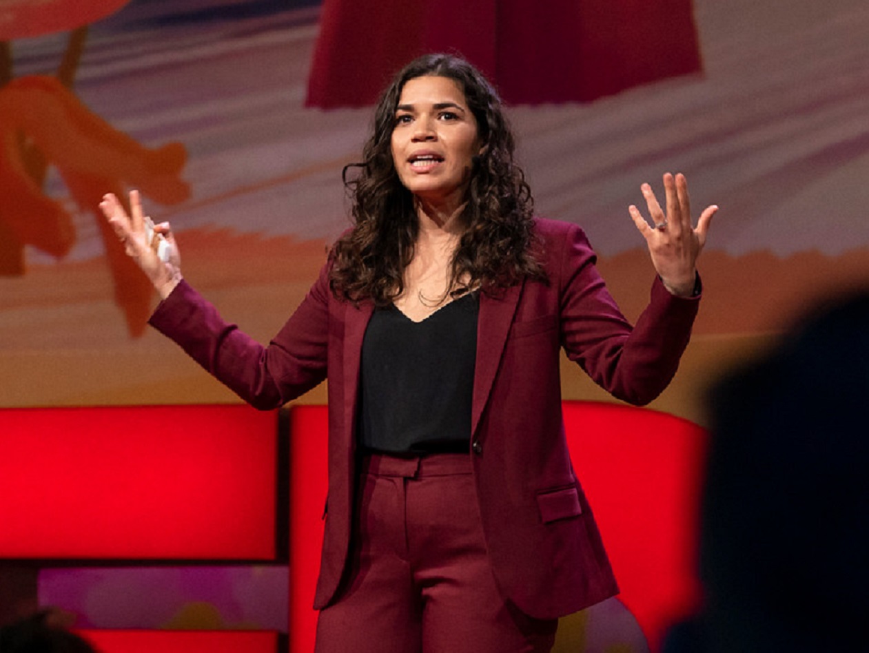 America Ferrera speaks at TED - 2019