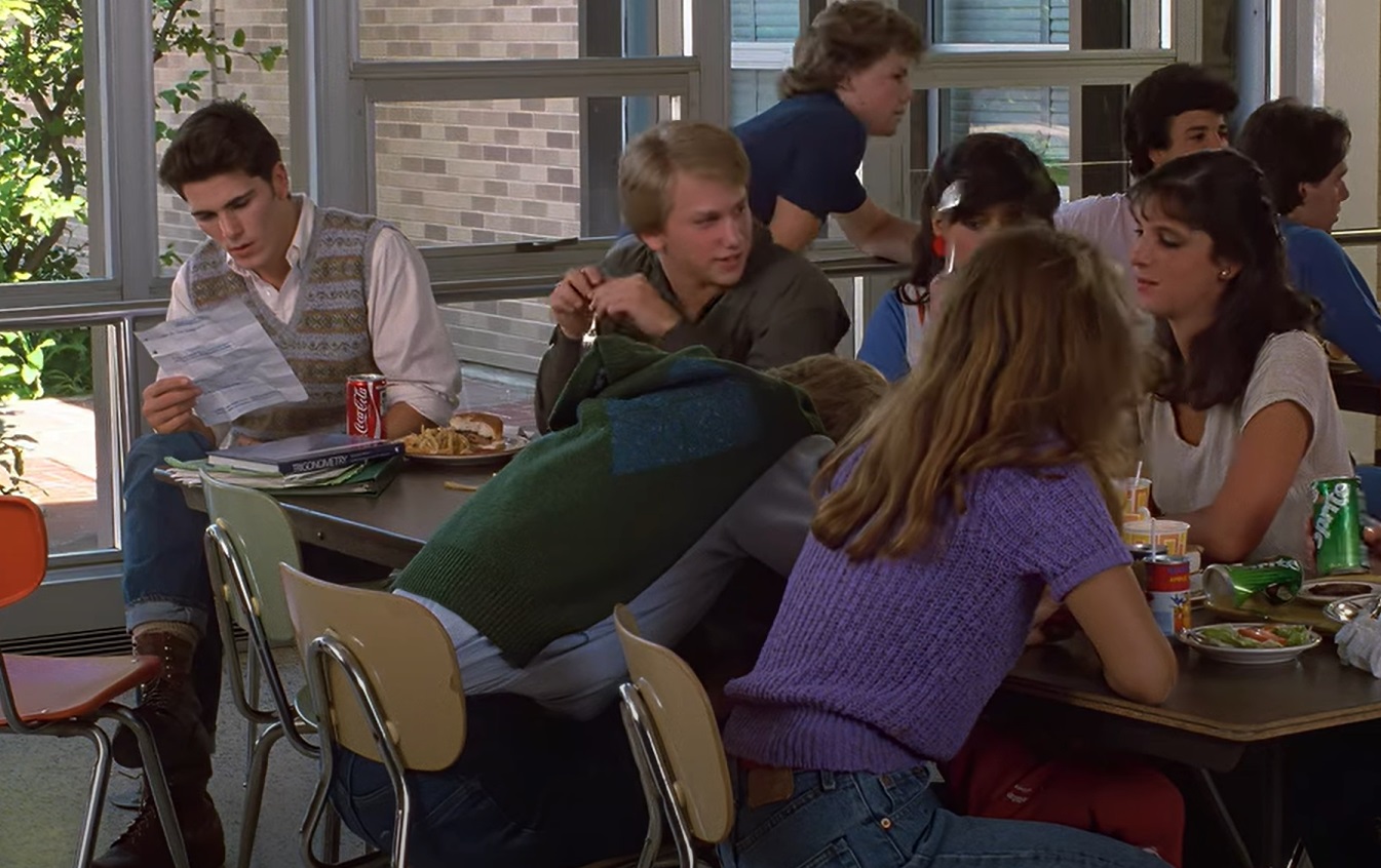 Screenshot From the Movie Sixteen Candles (1984).
