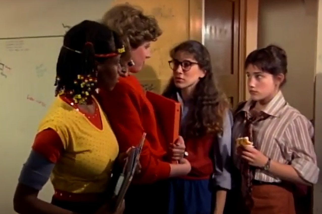 Screenshot From the TV Series Square Pegs (1982-1983)